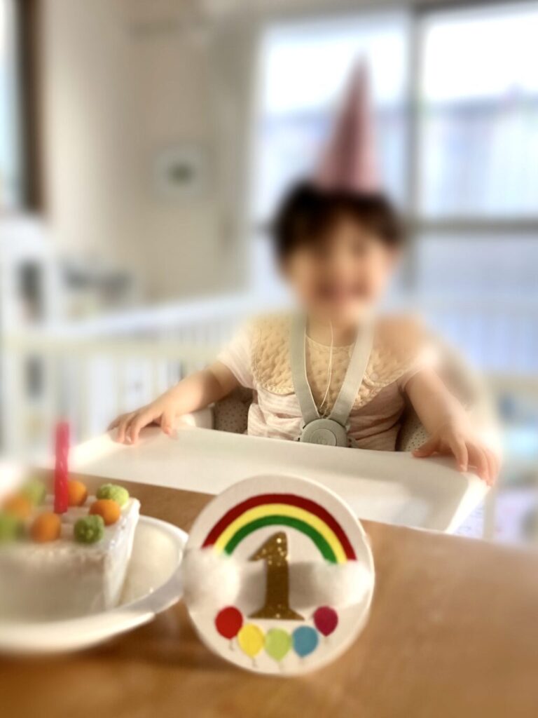 月齢カード - １歳誕生日のマンスリーフォト