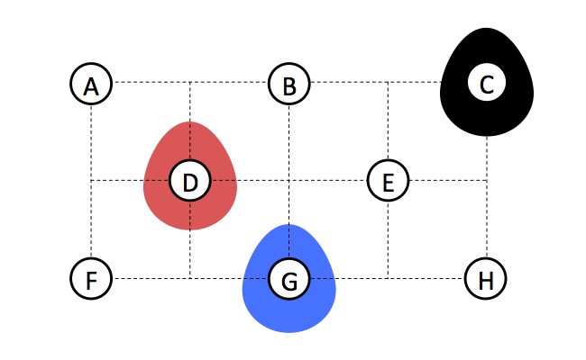 卵爆弾ゲーム - 配置例④